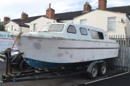 Norman Cruiser 22ft River Cruiser with Twin Axle Road Trailer