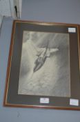 Original Pencil Sketch of RAF Tornado by C. Bowes