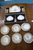 Part Cased Tea Set by C B Limited Laurel Wreath Pa