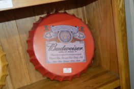 Giant Budweiser Bottle Cap
