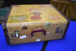 Vintage Travel Case with Labels