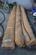 Three 10ft Rolls of Marquee Natural Fibre Flooring