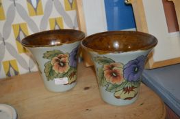 Two Decorative Planters