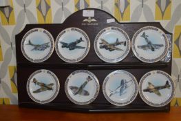 Miniature RAF Plate Collection on Rack 