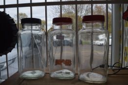 Three Sweet Shop Jars