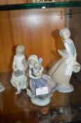 Three Lladro Figurines