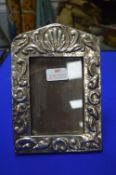 Unmarked Silver Photo Frame