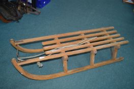 Vintage Wooden Sled