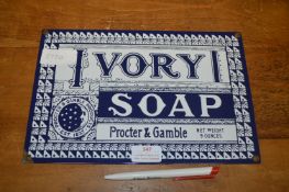 Reproduction Ivory Soap Enamel Sign