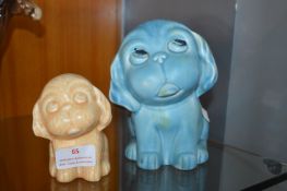 Two Crown Devon Dog Figures