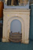 Victorian Cast Iron Fireplace with Fire Grete etc.