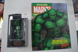 Marvel Figurine and Guide - The Incredible Hulk Ab