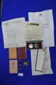 Women's Voluntary Service Medal plus paperwork, Ba