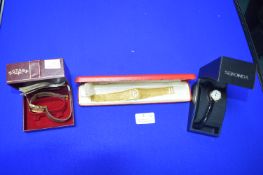 Two Rotary and One Seconds Ladies Wristwatches