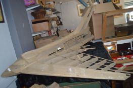Large Model Balsa Wood Air Craft