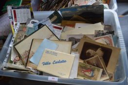 Ephemera, Pamphlets, Photographs, Postcards, etc.