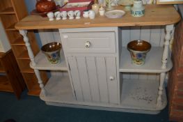 Grey Painted Kitchen Dresser Base Unit with matchi
