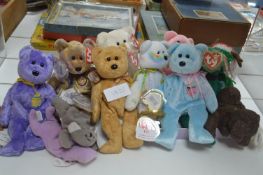 10+ TY Beanie Bears etc.