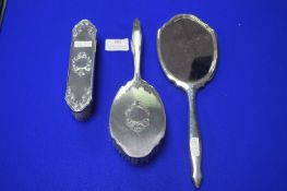 Hallmarked Sterling Silver Dressing Set