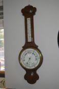 Oak Framed Barometer by S. Clark, Newcastle upon T