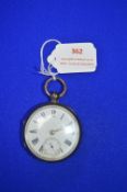 Hallmarked Sterling Silver Pocket Watch