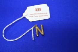 Sterling Silver Gilt Pendant 