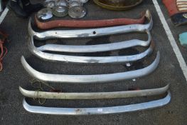 Seven Motor Vehicle Bumpers