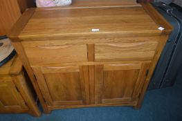 Solid Oak Small Sideboard