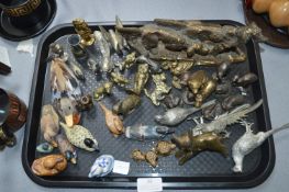 Small Brass Animals and Ducks etc.