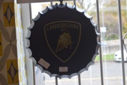 Lamborghini Decorative Bottle Cap Wall Hanging