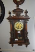 Victorian Wall Clock (working condition)