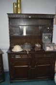 Dark Oak Carved Dresser