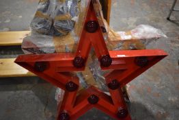 *75cm Illuminated Red Star