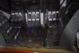 *Shelf of Pen Stands, Display Stands, Desk Organis