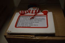 Box of 24 Snowman Photo Frame Tree Ornaments