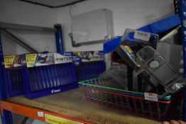 *Shelf of Desk Trays, Book Stands, Paper Tray, Pen