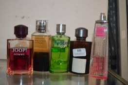 *5x Part Used Bottles of Assorted Perfumes