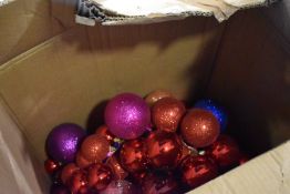 *Box of Christmas Baubles
