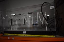 *Denim LED Sign 60x30cm