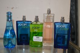 *5x Part Used Bottles of Assorted Perfumes
