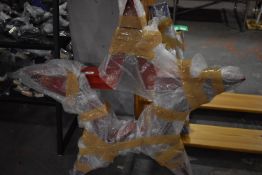 *1m Illuminated Red Star