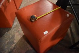 *Red 50cm Cube Seat