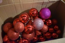 *Box of Christmas Baubles
