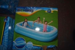 *Three Bestway 2.62m Paddling Pools