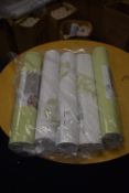 *Five Rolls of Assorted Barbara Becker Wallpaper