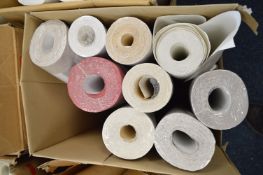 *Nine Assorted Part and Full Rolls of Wallpaper