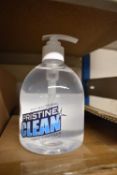 *Five Boxes of Twelve Pristine Clean Hand Sanitise