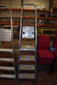 *Four Tread Aluminium Platform Steps