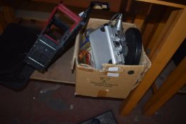 Mixed Box of Drill Bits, Digital Clamp Meter, etc.