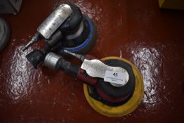 *Two Pneumatic Random Orbital Sanders